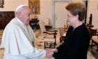 Papa Francisco recebe Dilma Rousseff 