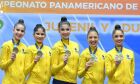 Brasil fecha Pan-Americano de Ginástica Rítmica com 12 medalhas
