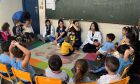 Estudantes participam de ação de prevenção a doença infecciosa em escolas da educação infantil