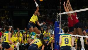 Brasil derrota EUA por 3 sets a 1 na Liga das Nações Feminina
