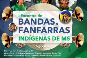I Festival de Bandas de Percussão e Fanfarras Indígenas NZOPÚNE 2024 acontece dia 27 de abril
