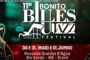 Rio Verde recebe o Bonito Blues & Jazz Festival no feriado de Corpus Christi