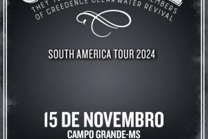 Confirmado show do Creedence Clearwater em Campo Grande em 15 de novembro