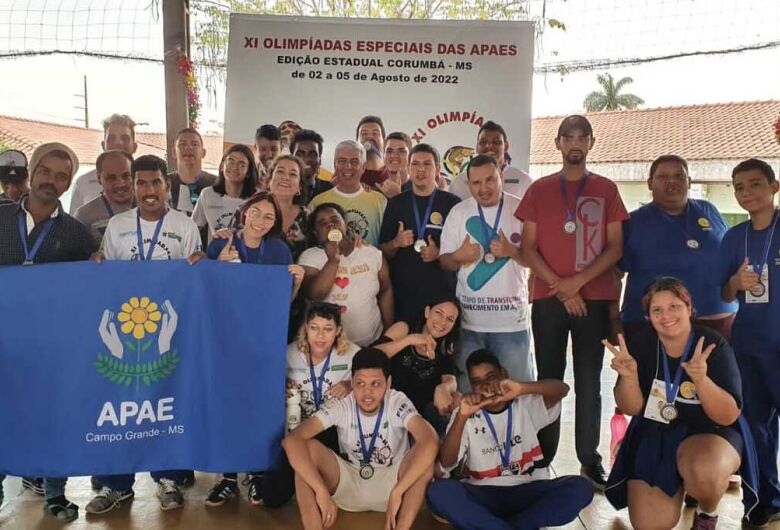 Olimpíadas Especiais das APAEs: Atletas da APAE/CG trazem medalhas de ouro e garantem participação nas nacionais em Sergipe