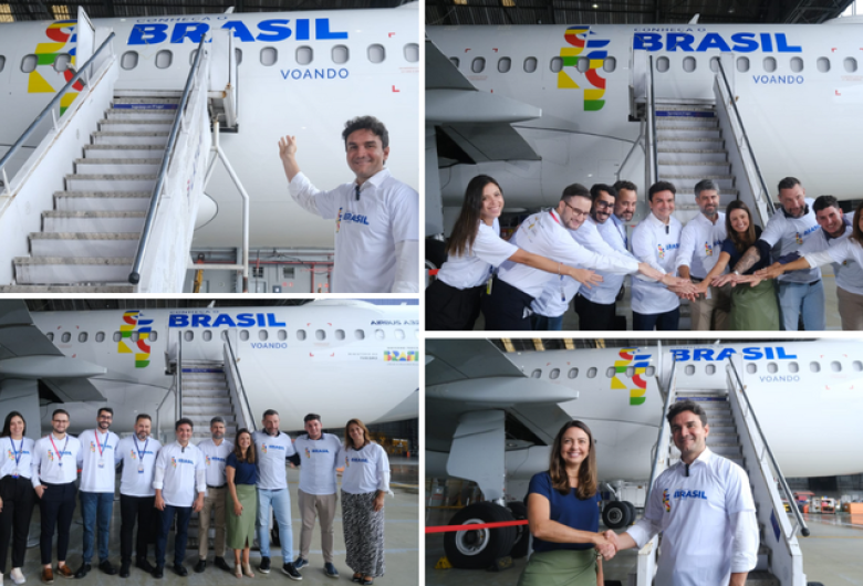 Latam apresenta primeira aeronave temática da empresa dentro da iniciativa "Conheça o Brasil Voando"