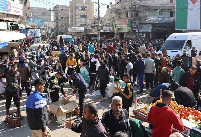 Entrada de ajuda humanitária em Gaza cai 50% em fevereiro