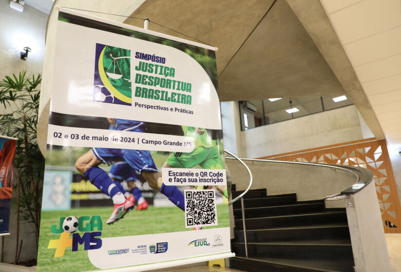  TJMS abre inscrições para Simpósio Justiça Desportiva Brasileira