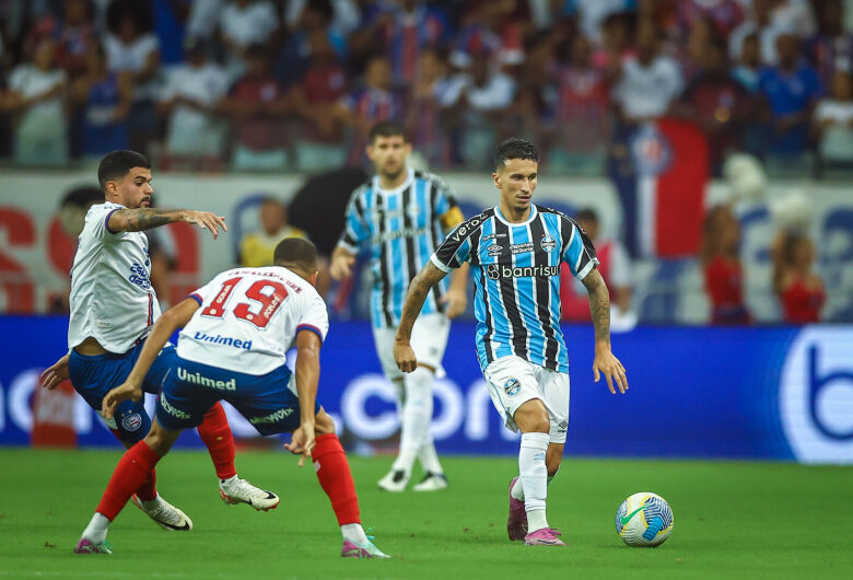 Grêmio perde para o Bahia em Salvador por 1 a 0