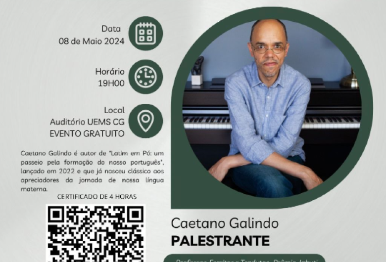 Caetano Galindo, um dos maiores tradutores brasileiros, fará palestra na Capital