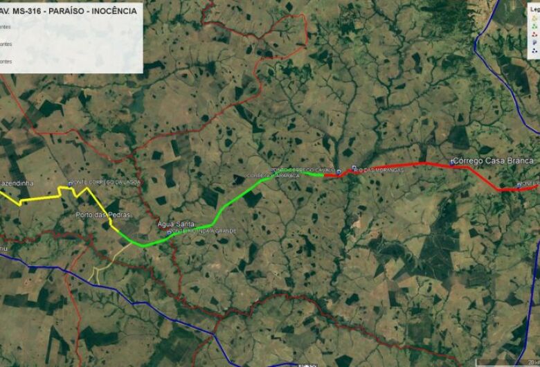 Governo de MS avança em projeto de pavimentação de rodovia que liga Chapadão do Sul a Inocência