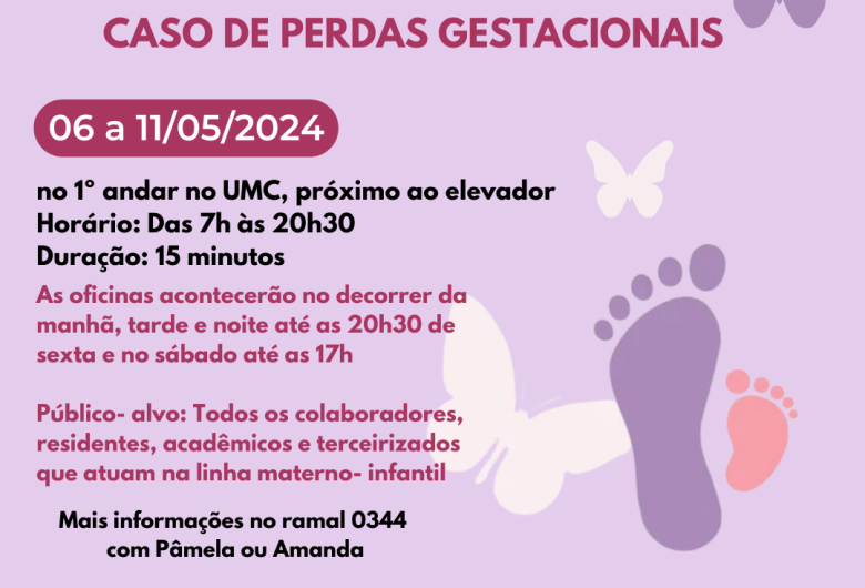 Oficina de sensibilização à perda gestacional e neonatal é promovida no HU-UFGD
