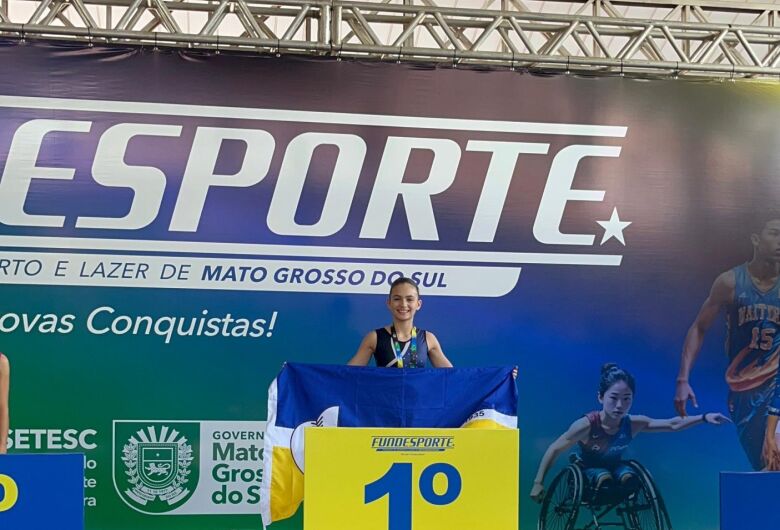 Atleta do Ginaslouquinhos é 1ª ginasta douradense classificada para os Jogos Escolares Brasileiros
