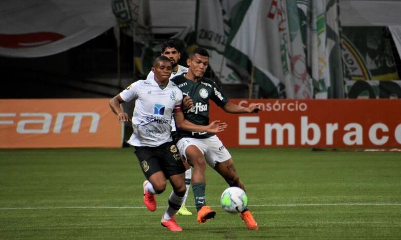 Palmeiras e América-MG empatam em São Paulo - Crédito: © João Zebral/América-MG/Direitos Reservados