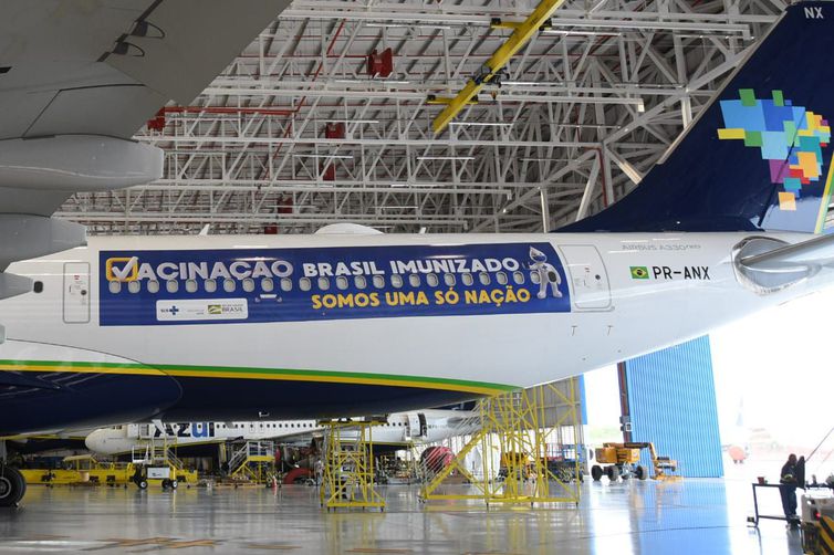 Avião que buscará vacinas na Índia parte amanhã à noite do Recife - Crédito: Divulgação/Ministério da Saúde