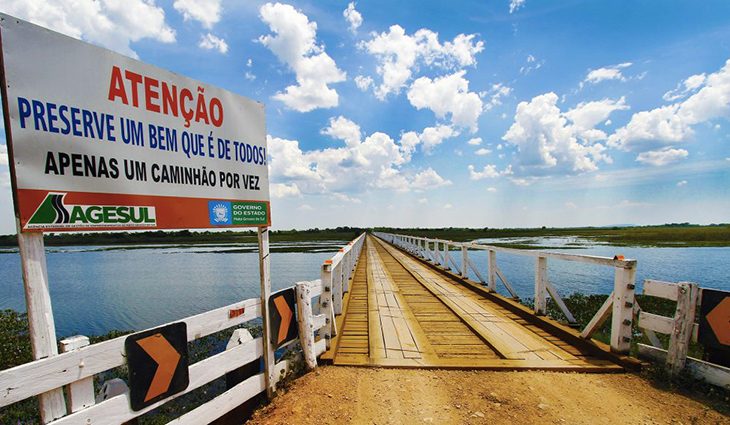 Agesul interdita ponte sobre o Rio Nabileque para reforma - 