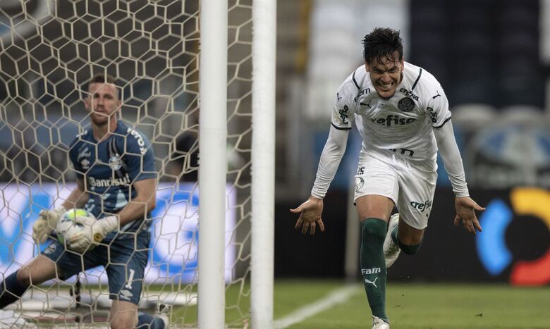 Palmeiras vence Grêmio e sai na frente no 1º jogo da final - Crédito: Lucas Figueiredo/CBF