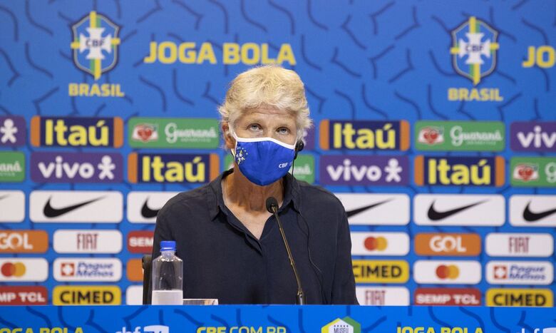 Sueca Pia Sundhage, técnica da seleção brasileira - Crédito: Lucas Figueiredo/CBF
