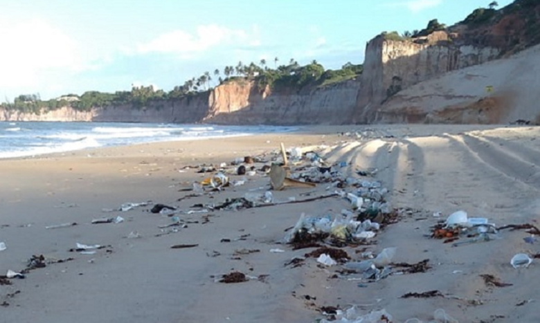 Toneladas de lixo urbano são encontradas em praias do RN - Crédito: IDEMA-RN/ASSECOM-RN