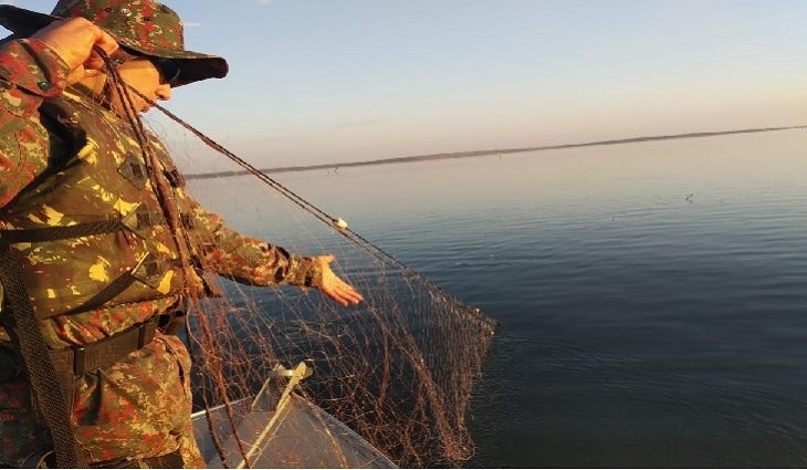 Operação Semana Santa fiscaliza pesca predatória em MS - Crédito: Divulgação/PMA