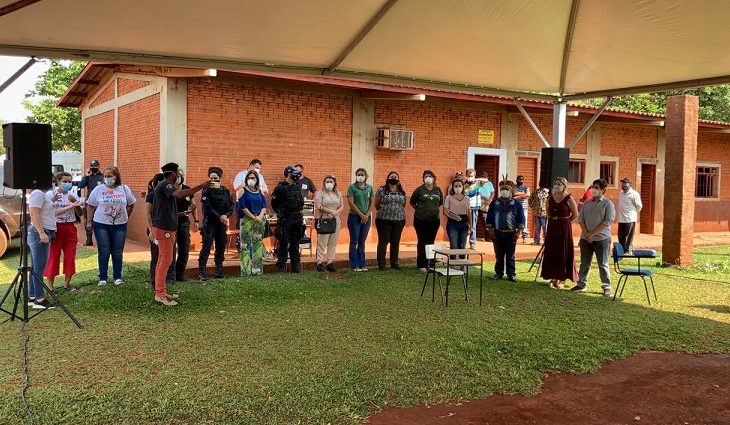 Ação de Cidadania para Prevenção e Combate à Violência contra Mulheres é realizada na Aldeia Jaguapiru - Crédito: Divulgação