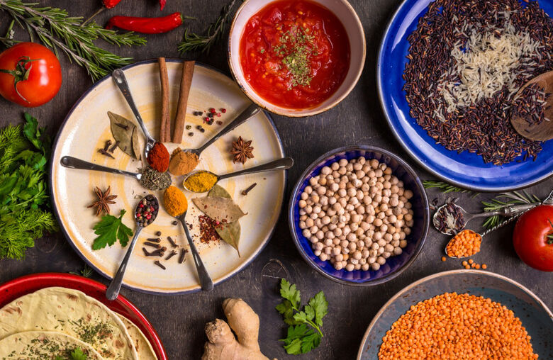 Alimentação é uma das partes mais importantes da medicina tradicional Ayurveda para o equilíbrio dos sistemas orgânicos - Crédito: Banco de Imagens