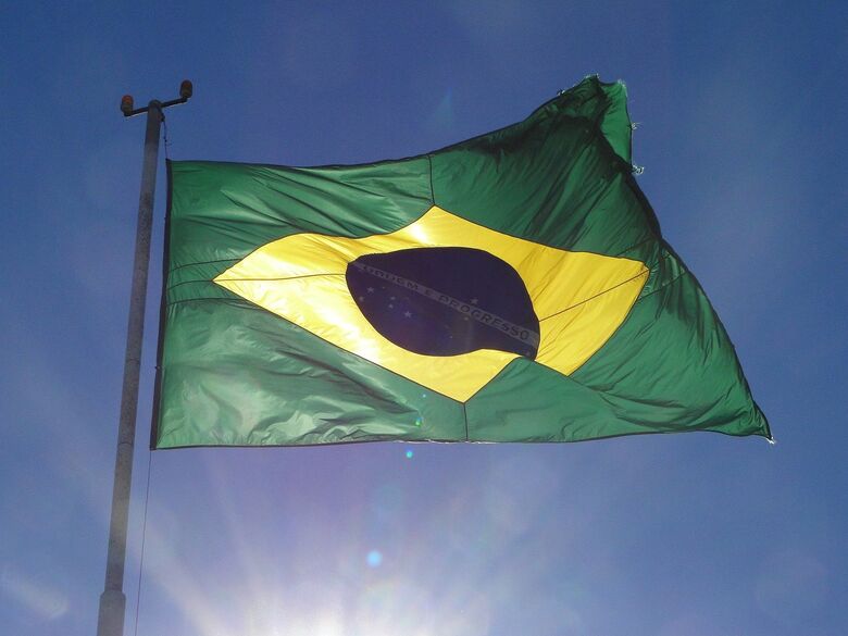 Bandeira do Brasil faz parte do nosso conjunto de símbolos nacionais - Crédito: Divulgação