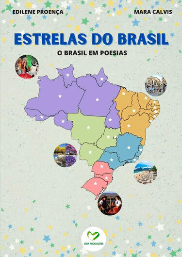 Estados brasileiros são retratados em livro de Sul-mato-grossenses - Crédito: Divulgação