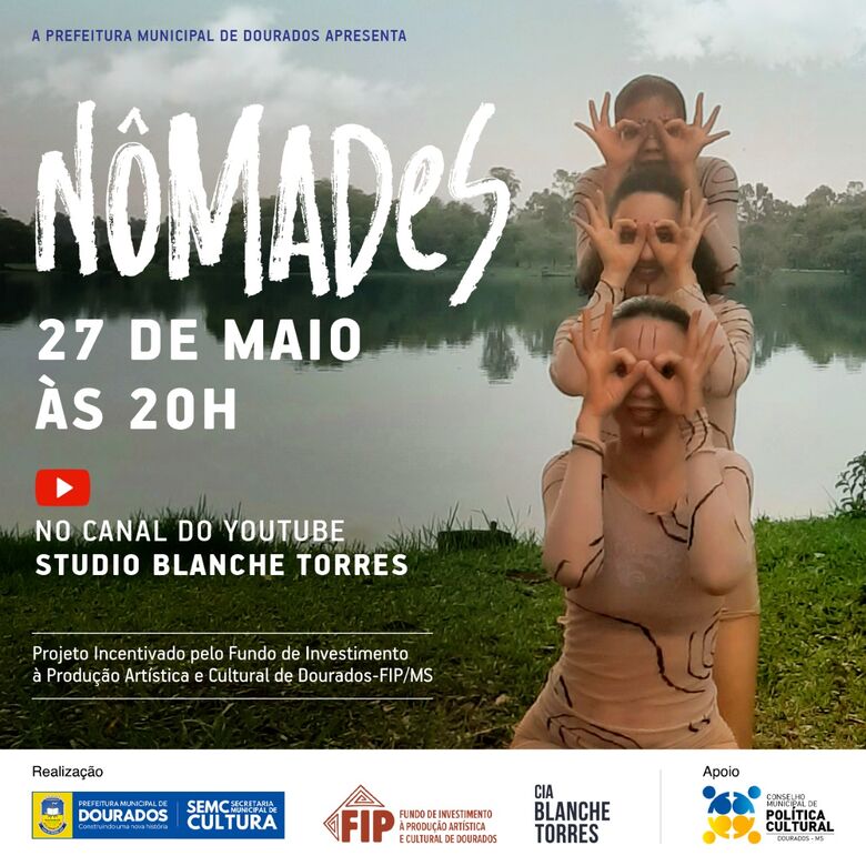 "Nômades" será apresentado dia 27 pela Cia Blanche Torres  - 