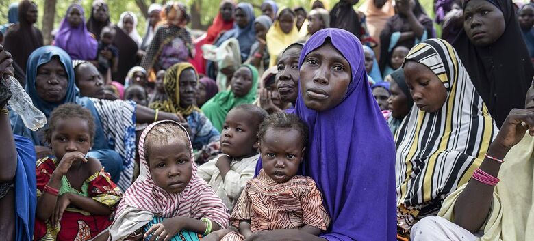 Deslocados interno na Nigéria - Crédito:  WFP/Arete/Siegfried Modola
