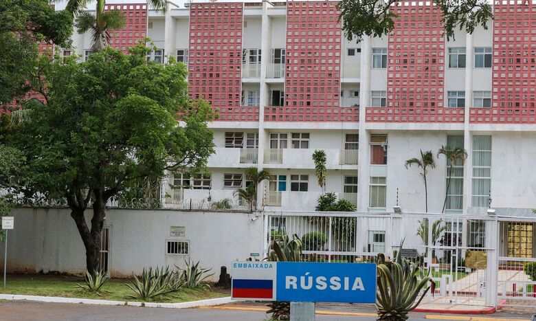  Embaixada da Rússia, no Setor de Embaixadas Norte da capital federal - Crédito: Fabio Rodrigues Pozzebom/Agência Brasil
