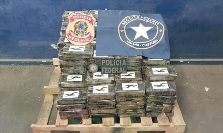 Cocaína apreendida pela PL no Porto de Natal (RN) - Crédito: Polícia Federal