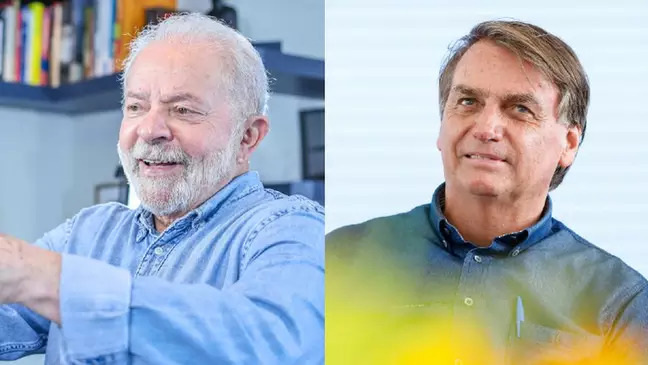 O ex-presidente Lula lidera as pesquisas de intenção de voto para o Planalto, seguido pelo presidente Jair Bolsonaro - Crédito: Estadão