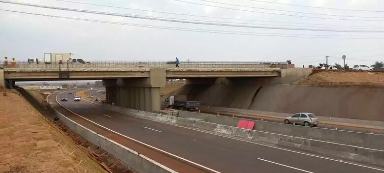 Trevo do DOF: obras no viaduto chegam à fase final 
 - Crédito: Cido Costa 