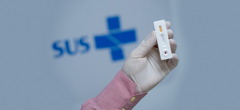 Testes rápidos no SUS permitem diagnósticos em até 30 minutos - Crédito: Myke Sena/MS