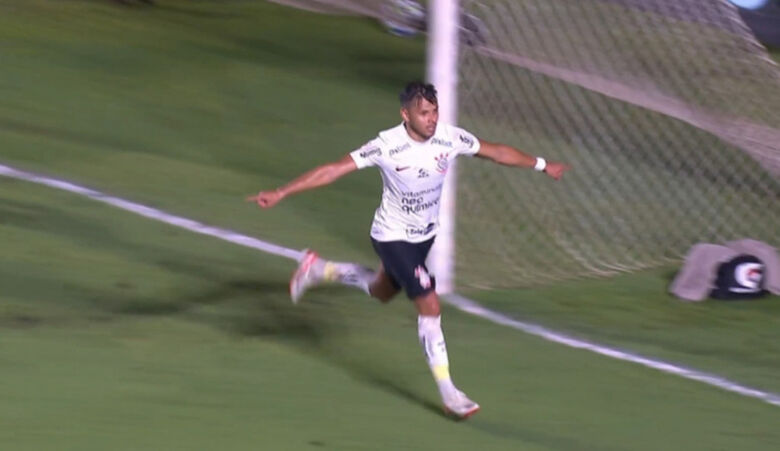 Romero comemorea gol ma vitória do Corinthians contra o Vasco - Crédito: Divulgação/Corinthians