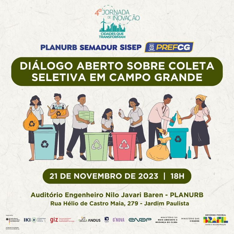 Campo Grande recebe Ministério das Cidades e GIZ para visita técnica - Crédito: Divulgação