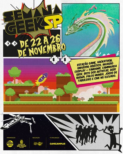 Semana Geek agita São Paulo com show, exposição e workshops gratuitos

  - 