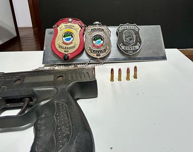 Polícia Civil prende autor de estupro e porte ilegal de arma de fogo - 