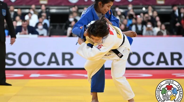 Jéssica Lima conquista prata no Grand Slam de Tóquio - Crédito: Tamara Kulumbegashvili/IJF/Divulgação