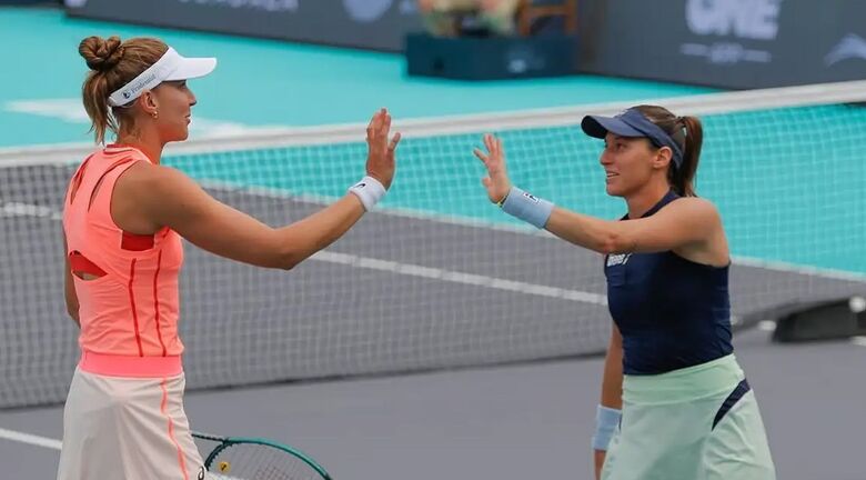 WTA de Abu Dhabi: Bia Haddad e Luisa Stefani vencem estreia de duplas - Crédito: Divulgação/Mubalada Abu Dhabi Open