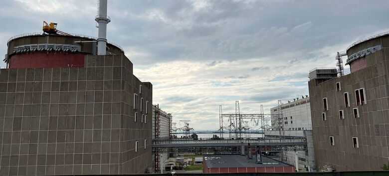 A usina nuclear de Zaporizhzhya, na Ucrânia - Crédito: IAEA