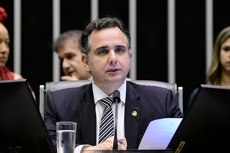 Pacheco defendeu a independência dos Poderes na abertura do ano legislativo   - Crédito: Pedro França/Agência Senado