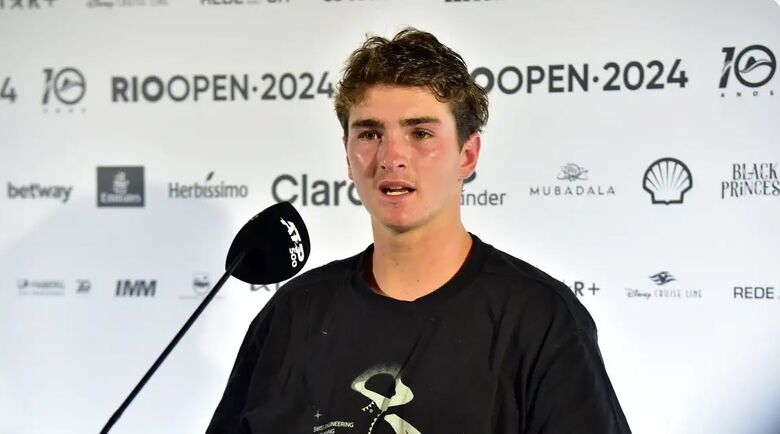 Campanha no Rio Open de tênis faz João Fonseca subir 313 posições - Crédito: Fotojump