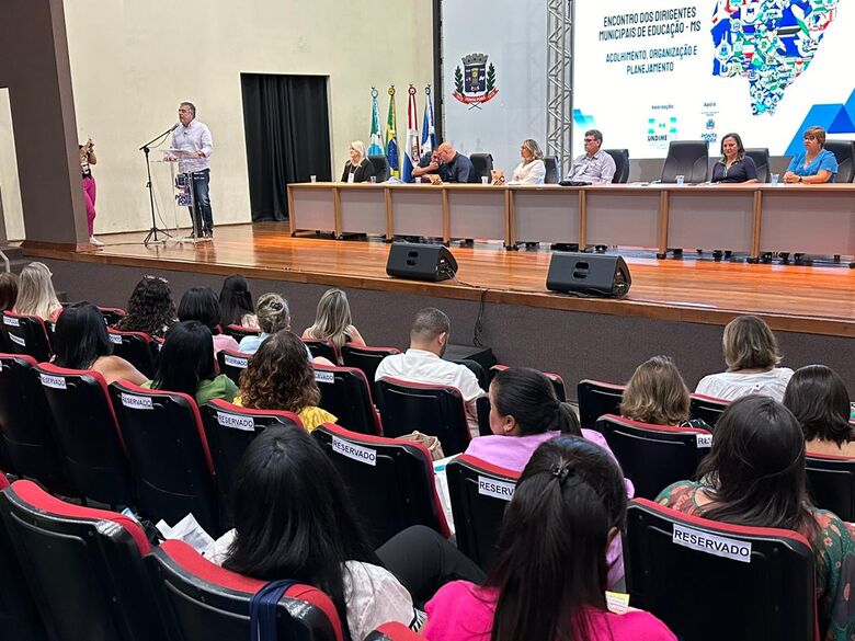 Ponta Porã sedia encontro de Dirigentes Municipais em Educação - Crédito: Divulgação