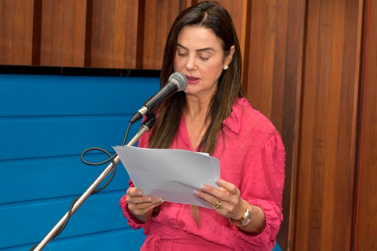 Mara Caseiro é a proponente do reconhecimento aos papiloscopistas de Mato Grosso do Sul - Crédito: Luciana Nassar/ALEMS