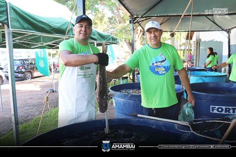 Prefeitura e Associação de Piscicultores realizam a 21ª Feira do Peixe Vivo - Crédito: Divulgação