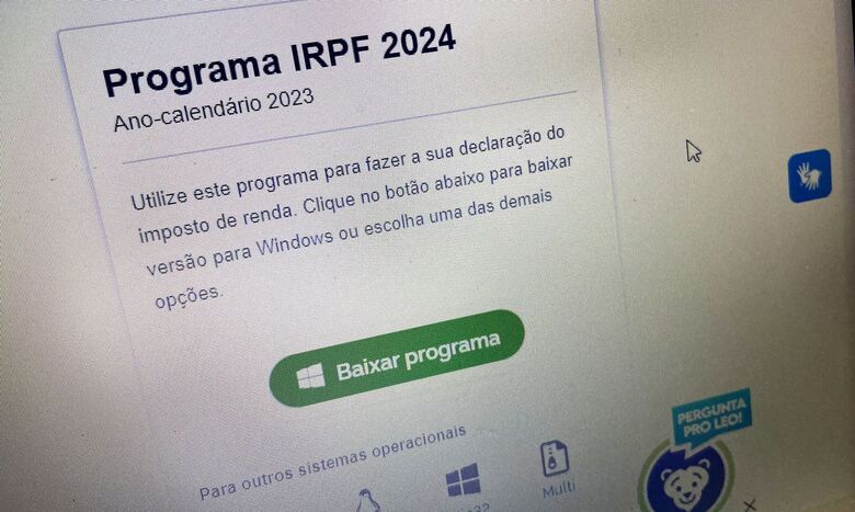 Receita já recebeu mais de 1,86 milhão de declarações do IRPF 2024 - Crédito: Juca Varella/Agência Brasil