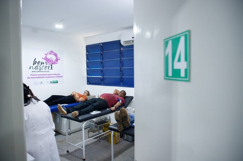 Em parceria com o Hemosul, Prefeitura realizou campanha de doação de sangue - Crédito: Divulgação