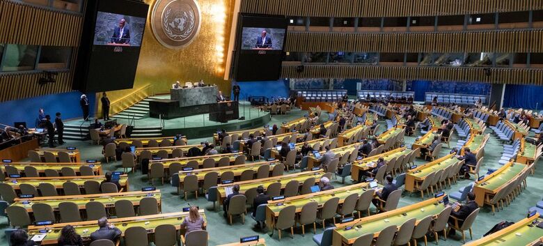 Reunião da Assembleia Geral (arquivo) - Crédito: UN Photo/Eskinder Debebe