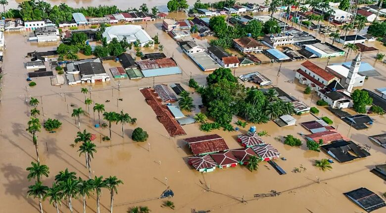 Nível de rio sobe e eleva riscos no Acre, aponta Serviço Geológico - Crédito: Marcos Vicentti/Secom